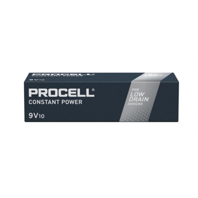 Afbeelding van Battery Duracell PROCELL Constant E Block, 6LR61, 9V (10 Pack) Durac