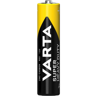Afbeelding van Varta Batterijen Superlife Koolzink R03/AAA 1.5 Volt 4 Stuks