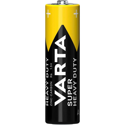 Afbeelding van Varta Batterijen Superlife Koolzink R06/AA 1.5 Volt 4 Stuks in Folie