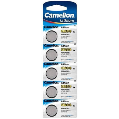 Afbeelding van Knoopcel batterij CR2016 5 batterijen Camelion