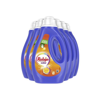 Afbeelding van 6 flessen Robijn Color vloeibaar wasmiddel (1 L) ActievandeDag Beste deals Dagdeal Dagaanbieding