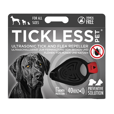Afbeelding van Tickless Teek En Vlo Afweer Voor Hond Kat Zwart