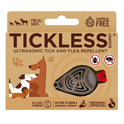 Afbeelding van Tickless Eco Teek En Vlo Afweer Voor Hond Kat Bruin