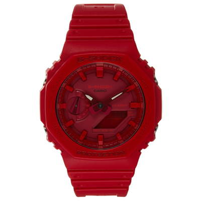 Afbeelding van Casio G Shock GA 2100 4AER Rood horloge Horloges