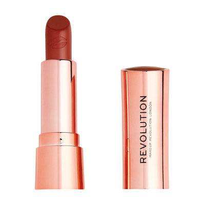 Billede af Makeup Revolution Satin KISS Lipstick Læbestifte, Dame, Størrelse: 3.5 g, Chaffuer
