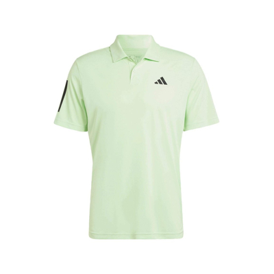 Abbildung von adidas Performance CLUB 3 Stripes Poloshirt, Herren, Größe: Medium, Semi green spark