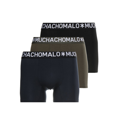 Afbeelding van Muchachomalo Boxershorts 3 Pack 06 maat XXL met Body fit Pasvorm Katoen Suitable Herenkleding