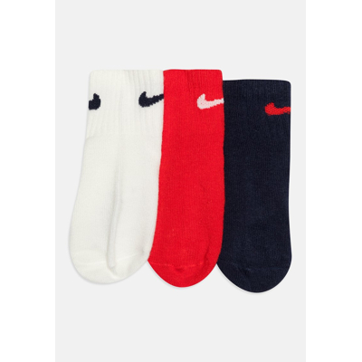 Billede af Nike Sportswear CORE Gripper Unisex 3 PACK Strømper til børn, Størrelse: 92 104, University red