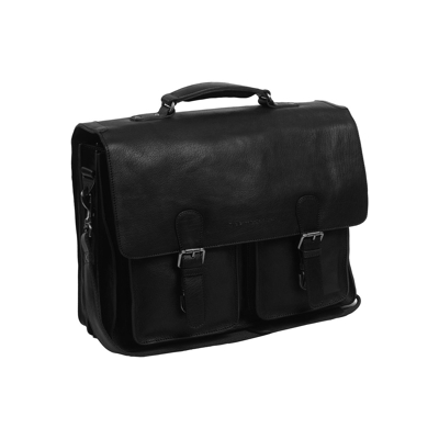 Image de The Chesterfield Brand Leather Briefcase Black Idaho