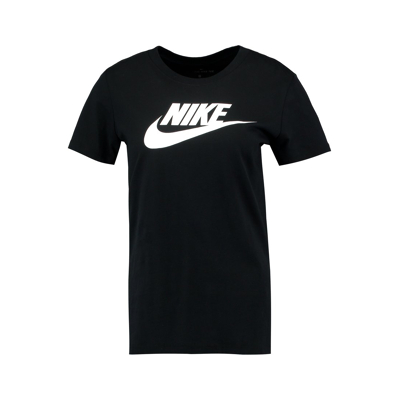 Abbildung von Nike Sportswear Essential T Shirt Damen Schwarz, Weiß, Größe XS