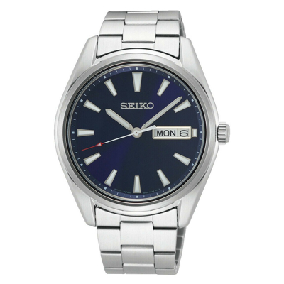 Afbeelding van Seiko heren New Link horloge SUR341P1 in de kleur Zilver