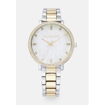 Afbeelding van Michael Kors MK4595 Pyper Dameshorloge horloge GoudkleurZilverkleur