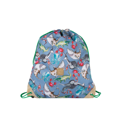 Abbildung von pick &amp; PACK Animal Turnbeutel Sporttasche für Kinder, Größe: One Size, Cloud grey