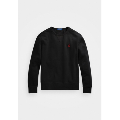 Afbeelding van Ralph Lauren heren Sweater met ronde hals en logoborduring in de kleur Zwart, maat: XS