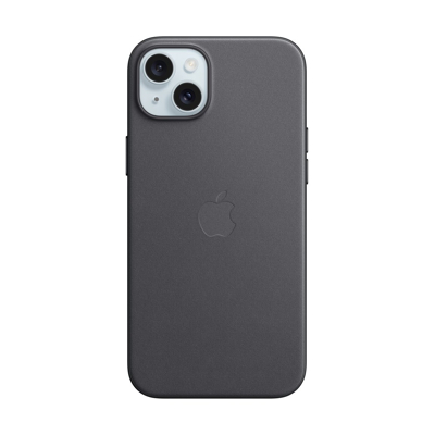 Afbeelding van Apple MagSafe Textiel Back Cover Zwart iPhone 15 Plus
