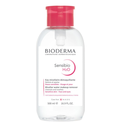 Abbildung von Bioderma Sensibio Mizellen Reinigungswasser Mit Pumpflasche 500 ml