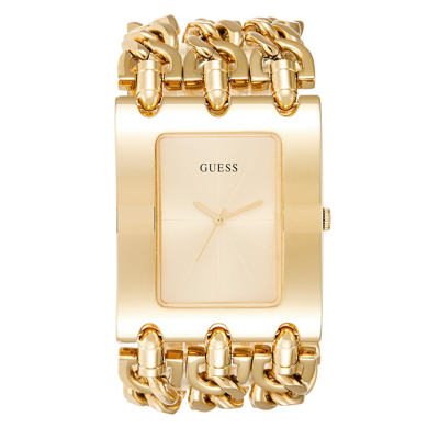 Abbildung von Guess Ladies Trend Uhr goldcoloured, Damen, Größe: One Size, Gold coloured
