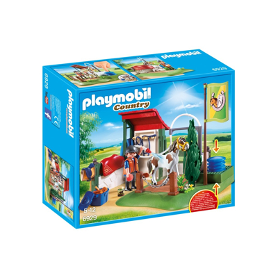 Abbildung von Playmobil Country Pferdewaschplatz Minispielzeug für Kinder, Größe: One Size, Blue