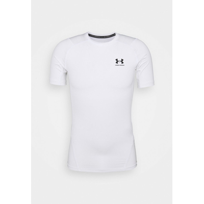 Abbildung von Under Armour Heatgear Comp T Shirt Herren Weiß, Schwarz, Größe XXL