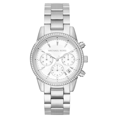 Obrázok používateľa Michael Kors RITZ Chronografické hodinky silvercoloured, Dámsky, Veľkosť: One Size, Silver coloured
