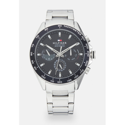 Abbildung von Tommy Hilfiger OWEN Uhr silvercoloured/black, Herren, Größe: One Size, Silver coloured/black