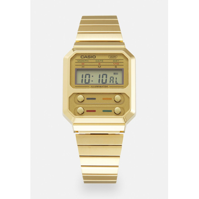 Afbeelding van Casio Collection A100WEG 9AEF horloge Horloges Goudkleur