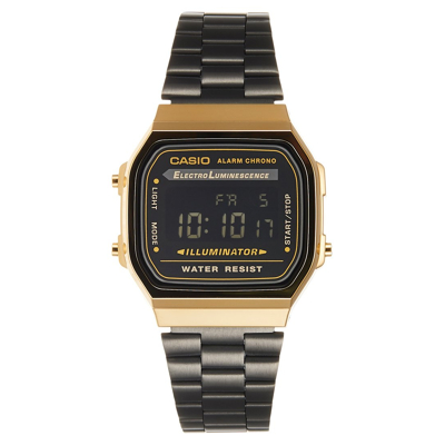 Afbeelding van Casio heren Horloge A168WEGB 1BEF in de kleur Goud