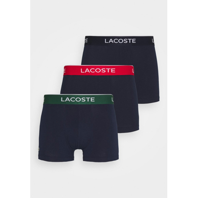 Abbildung von Lacoste 3 PACK Panties navy blue/greenrednavy blue, Herren, Größe: XXL, blue/green red blue