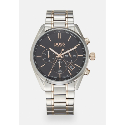 Obrázok používateľa BOSS Champion Chronografické hodinky silvercoloured/black, Pánsky, Veľkosť: One Size, Silver coloured/black