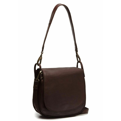 Image de The Chesterfield Brand Leather Shoulder Bag Brown Sumatra Black Label