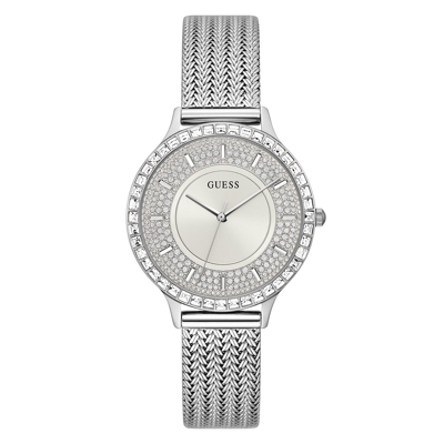 Afbeelding van Guess Soiree Horloge silvercoloured, Dames, Maat: One Size, Silver coloured