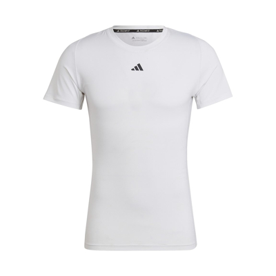 Abbildung von adidas Tech Fit T Shirt Herren Weiß, Größe XXL