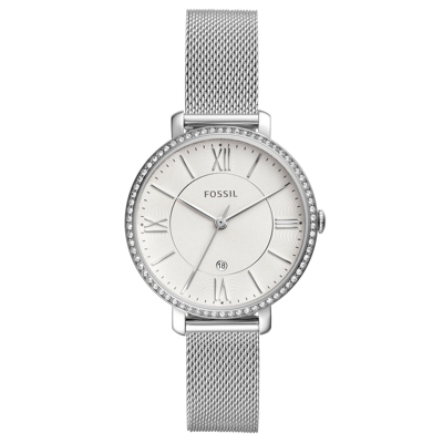Afbeelding van Fossil dames Jacqueline horloge ES4627 in de kleur Zilver