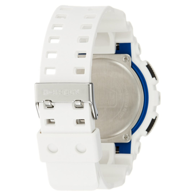 Afbeelding van Casio G Shock GA 100B 7AER Classic horloge Horloges BlauwWit