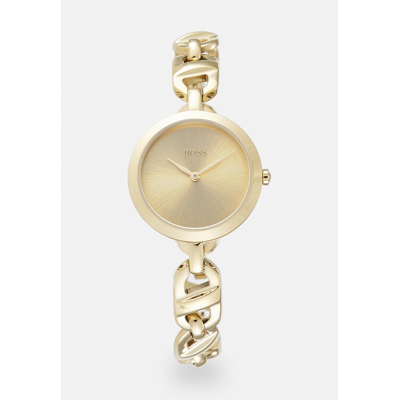 Afbeelding van BOSS Chain Horloge goldcoloured, Dames, Maat: One Size, Gold coloured
