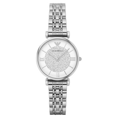 Abbildung von Emporio Armani Uhr silvercoloured, Damen, Größe: One Size, Silver coloured