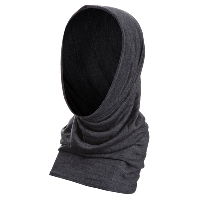 Afbeelding van Buff Lightweight Merino Wool Tubular Col Solid Grey Grijs Outdoor Sjaal