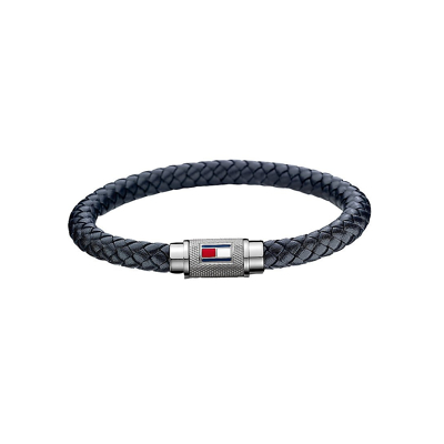 Afbeelding van Tommy Hilfiger Casual CORE Armband silvercoloured/ blue, Heren, Maat: One Size, Silver coloured/ blue