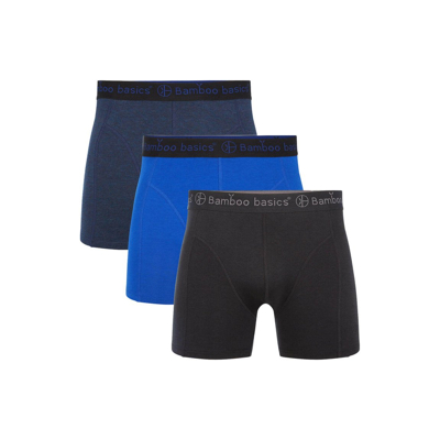 Afbeelding van BambooBasics RICO boxers 3/pack Black Blue Jeans