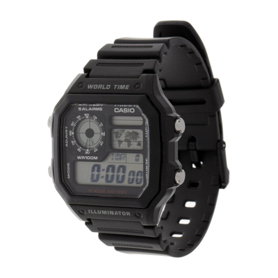 Afbeelding van Casio AE1200WH1AVEF Digitaal horloge, Heren, Maat: One Size, Black