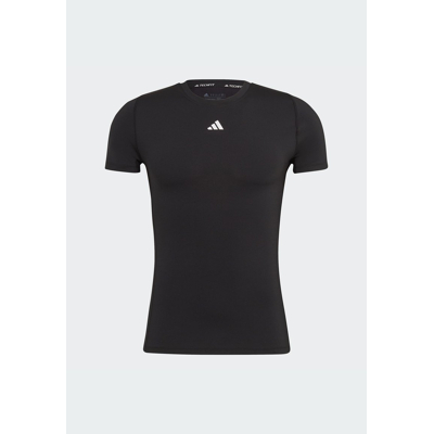 Abbildung von adidas Tech Fit T Shirt Herren Schwarz, Größe XS