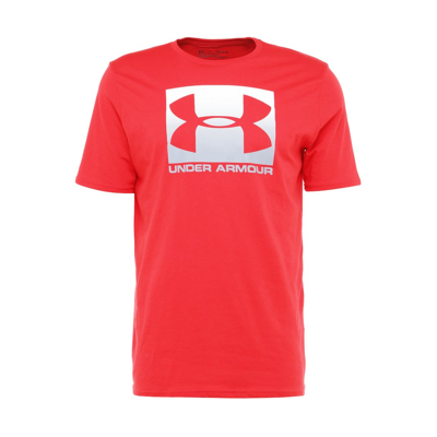 Abbildung von Under Armour Boxed Sportstyle Tshirt print, Herren, Größe: XL, Red/steel