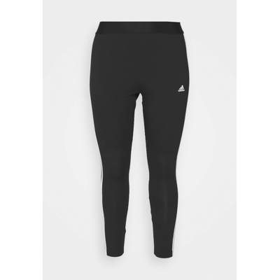 Abbildung von adidas Sportswear W INC 3S LEG PS Leggings Hosen, Damen, Größe: 46 48, Black/white