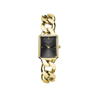 Afbeelding van Rosefield SBGSG O57 Octagan XS Chain Watch horloge dameshorloge Goudkleur
