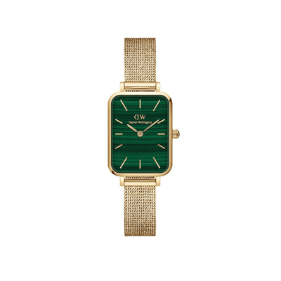 Afbeelding van Daniel Wellington dames Quadro Pressed Evergold horloge DW00100561 in de kleur Goud