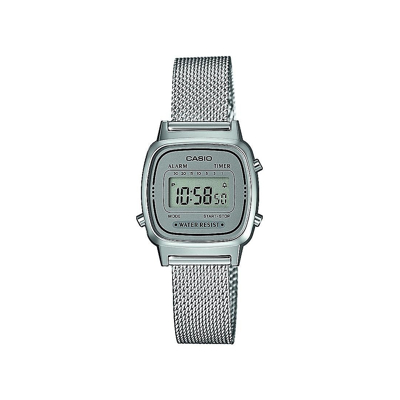Afbeelding van Casio Digitaal horloge silvercoloured, Dames, Maat: One Size, Silver coloured