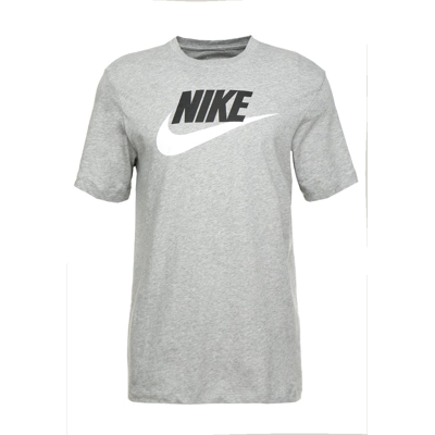 Abbildung von Nike Sportswear TEE ICON Futura Unisex Tshirt print, Herren, Größe: XS, Dark grey heather/black/white