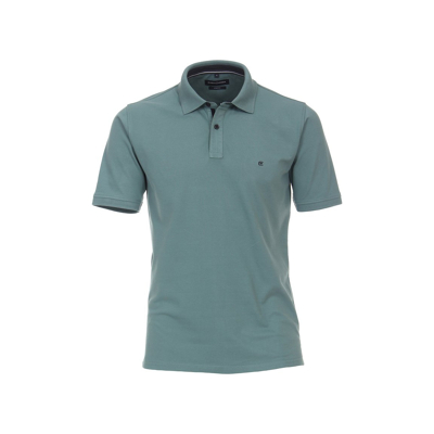 Afbeelding van Casa Moda Polo Stretch Groen maat XL heren met Regular fit Pasvorm Suitable Herenkleding Poloshirt