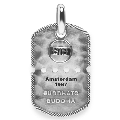 Abbildung von Buddha to Hanger Army Tag zilver