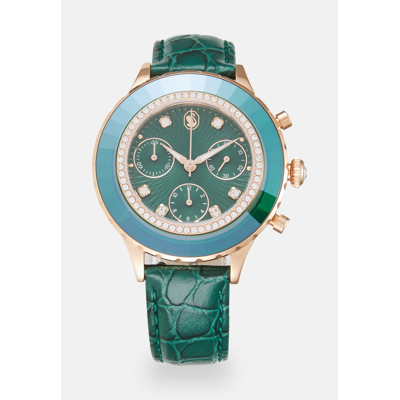 Afbeelding van Swarovski dames Octea Chrono horloge 5672931 in de kleur Groen
